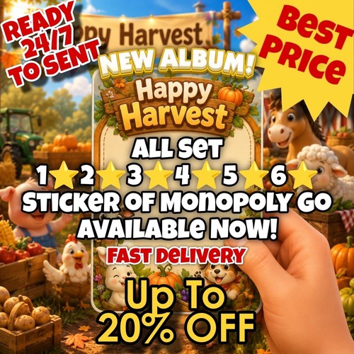 Happy harvest stickers for - harvest,